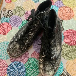 Metallic Lace up Boots by Cult